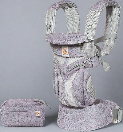 PORTE-BEBE-BreathBabyBag™ - Mauve Lavande 